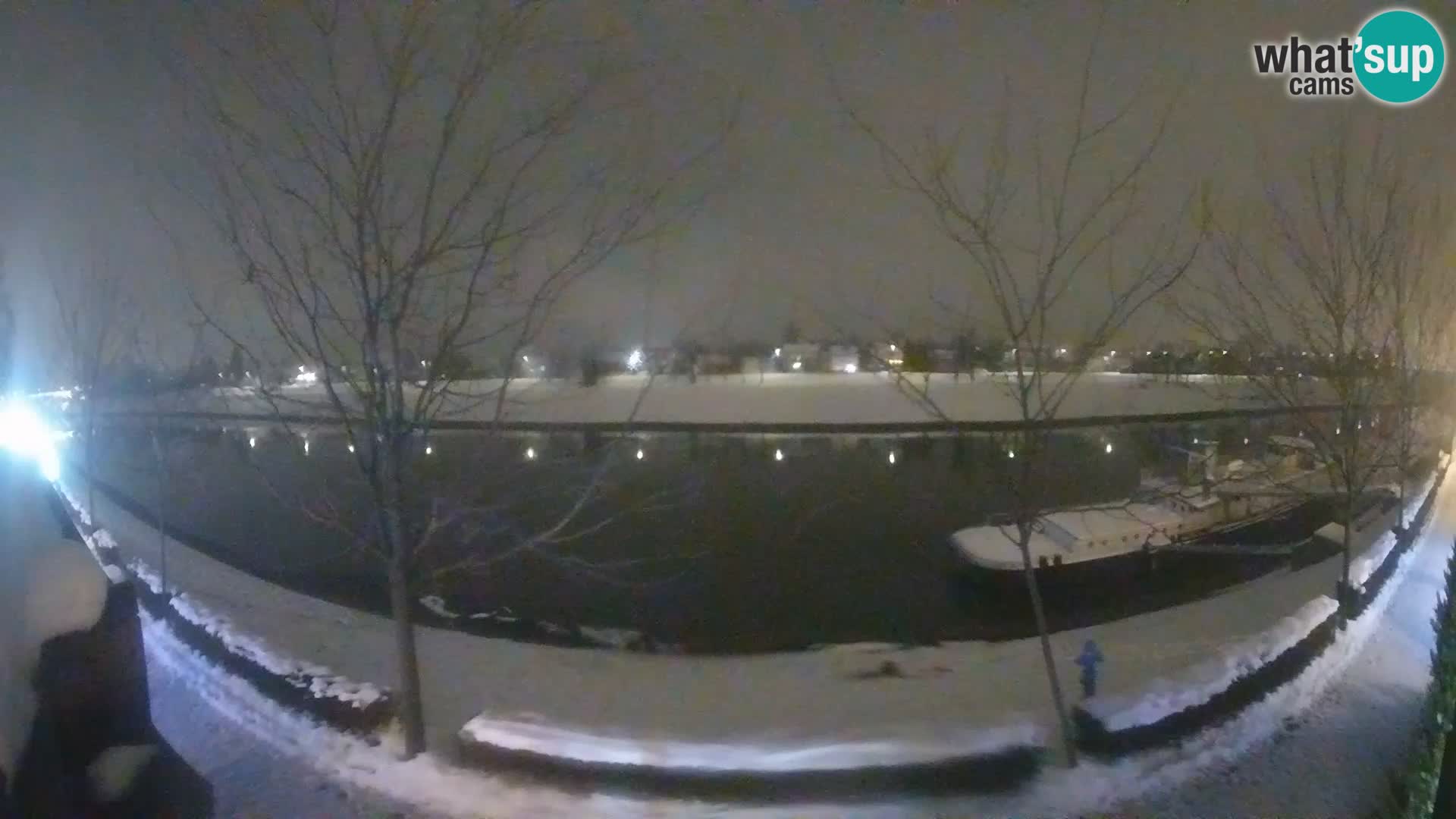 Sisak live webcam – vista sul fiume Kolpa – Croazia