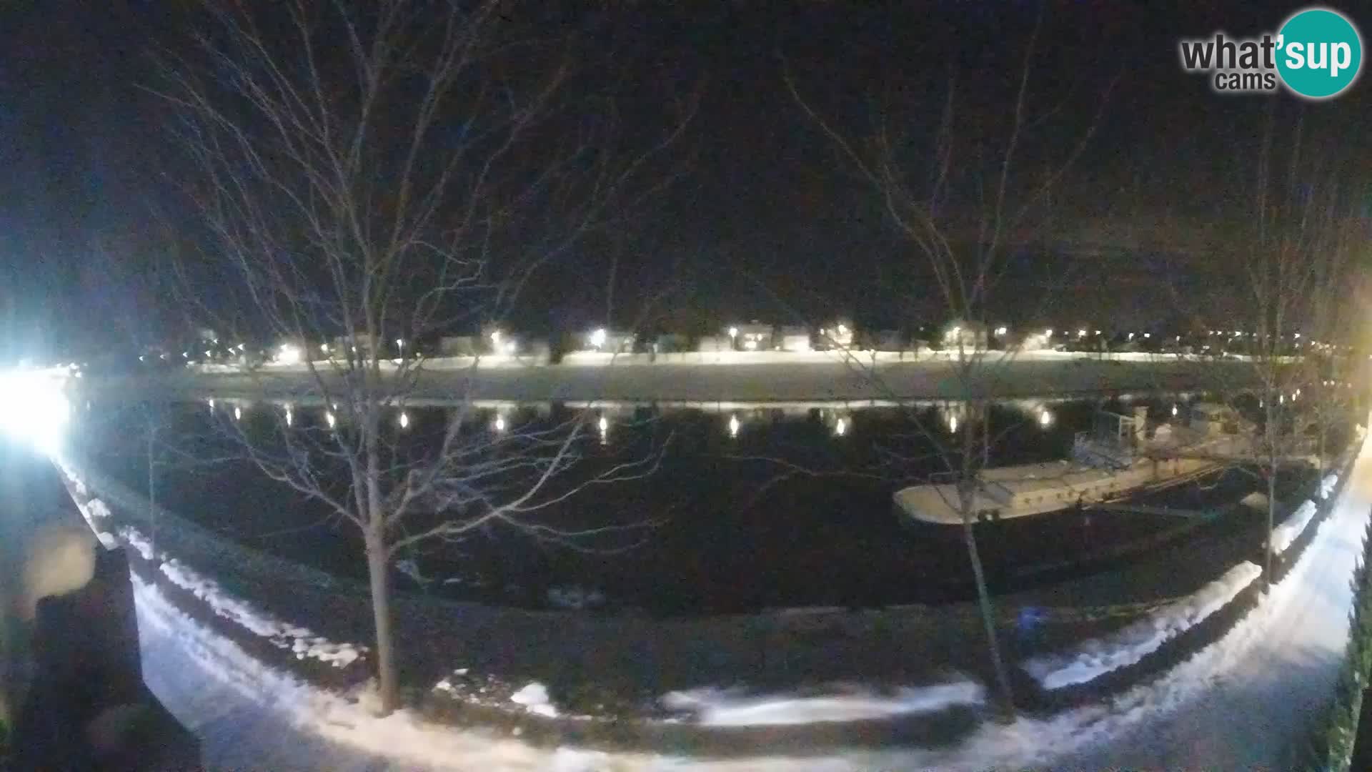 Sisak webcam en direct – vue sur la rivière Kolpa – Croatie