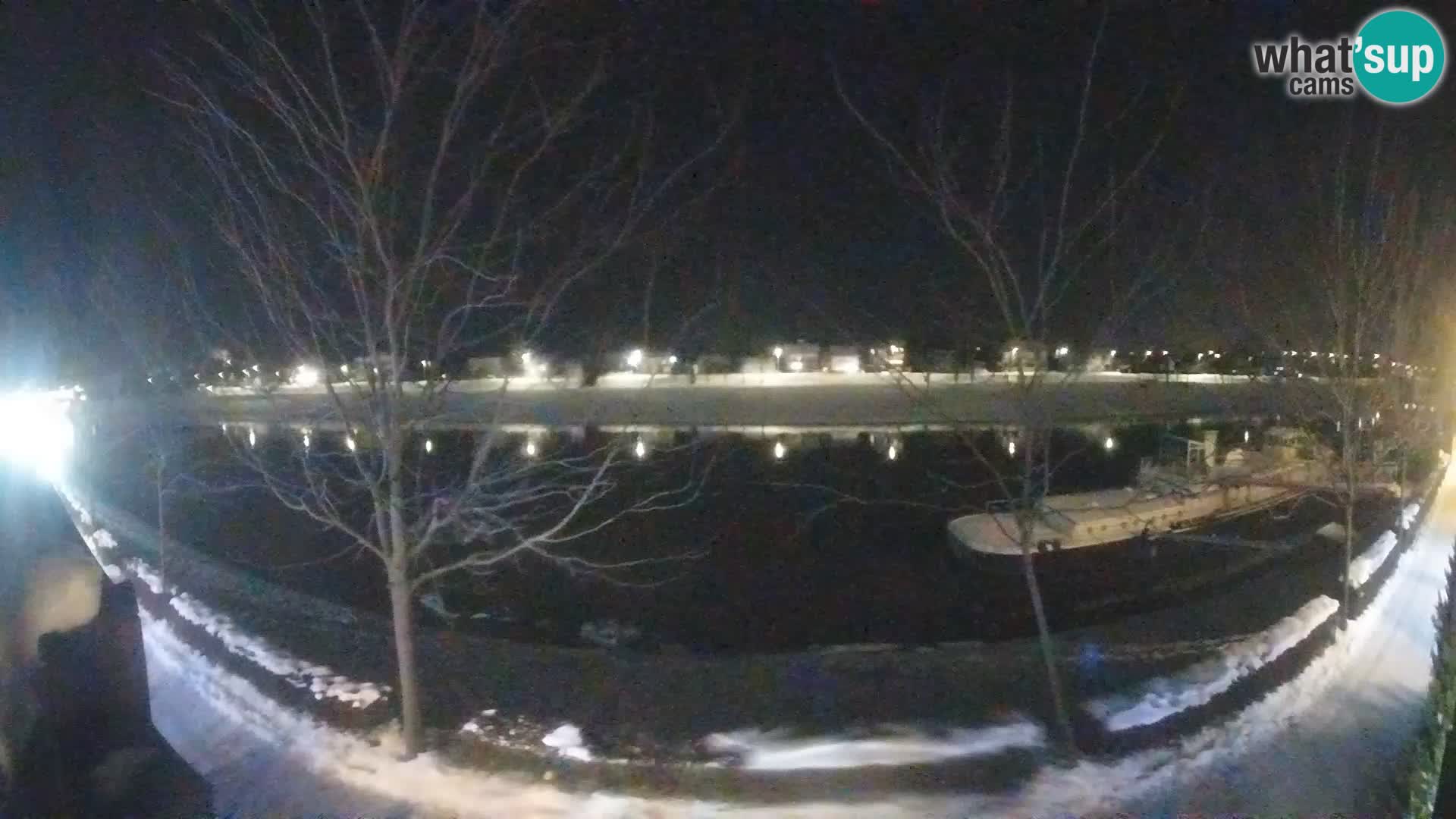 Sisak live webcam – vista sul fiume Kolpa – Croazia