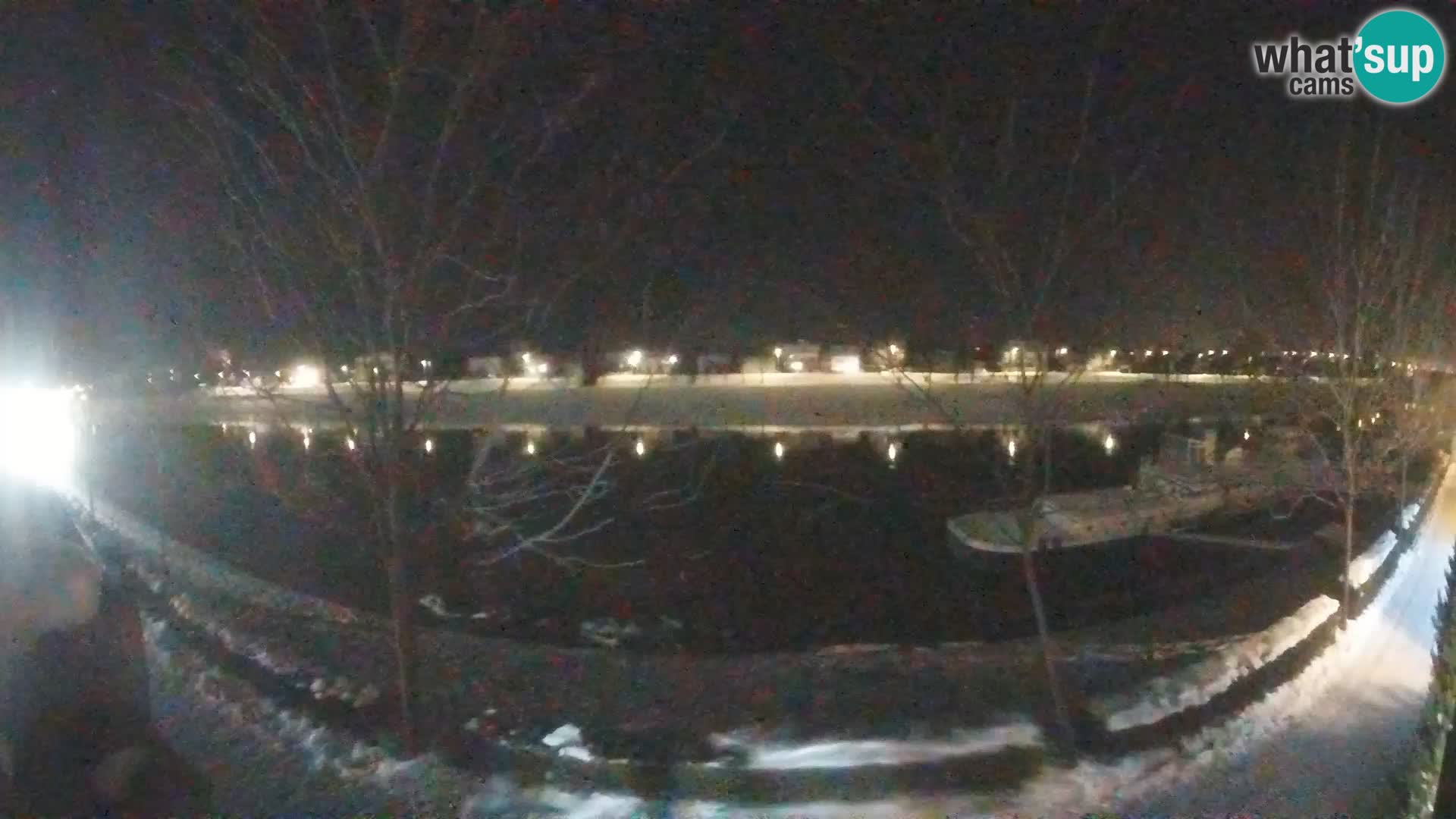 Sisak live webcam – vista sul fiume Kolpa – Croazia