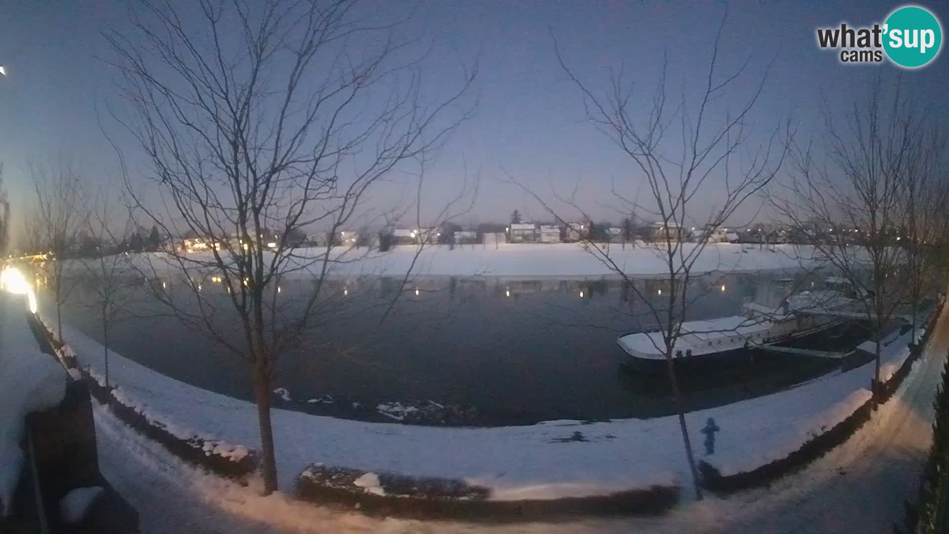 Sisak Live-Webcam Blick auf den Fluss Kolpa – Kroatien