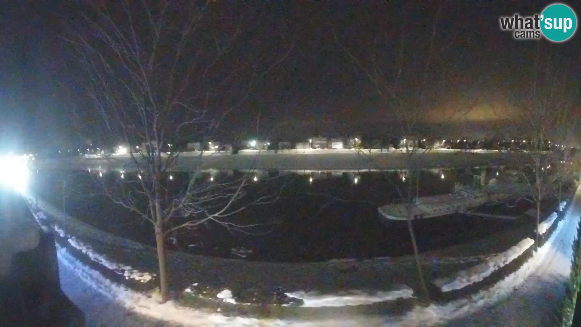 Sisak live webcam – vista sul fiume Kolpa – Croazia