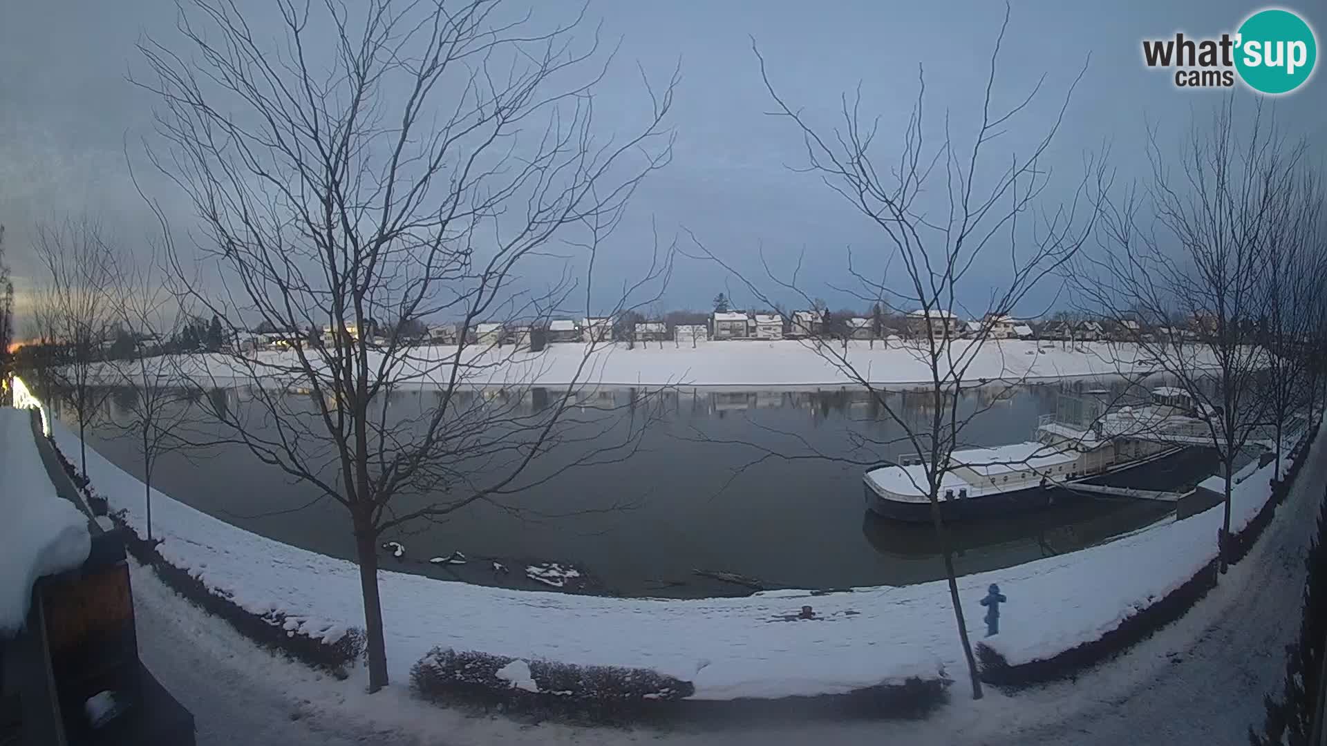 Sisak webcam en vivo Kolpa river view – Croacia