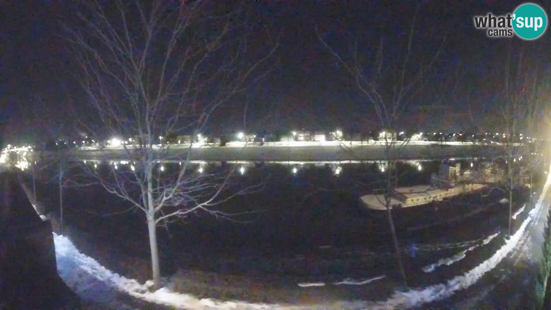 Sisak Live-Webcam Blick auf den Fluss Kolpa – Kroatien