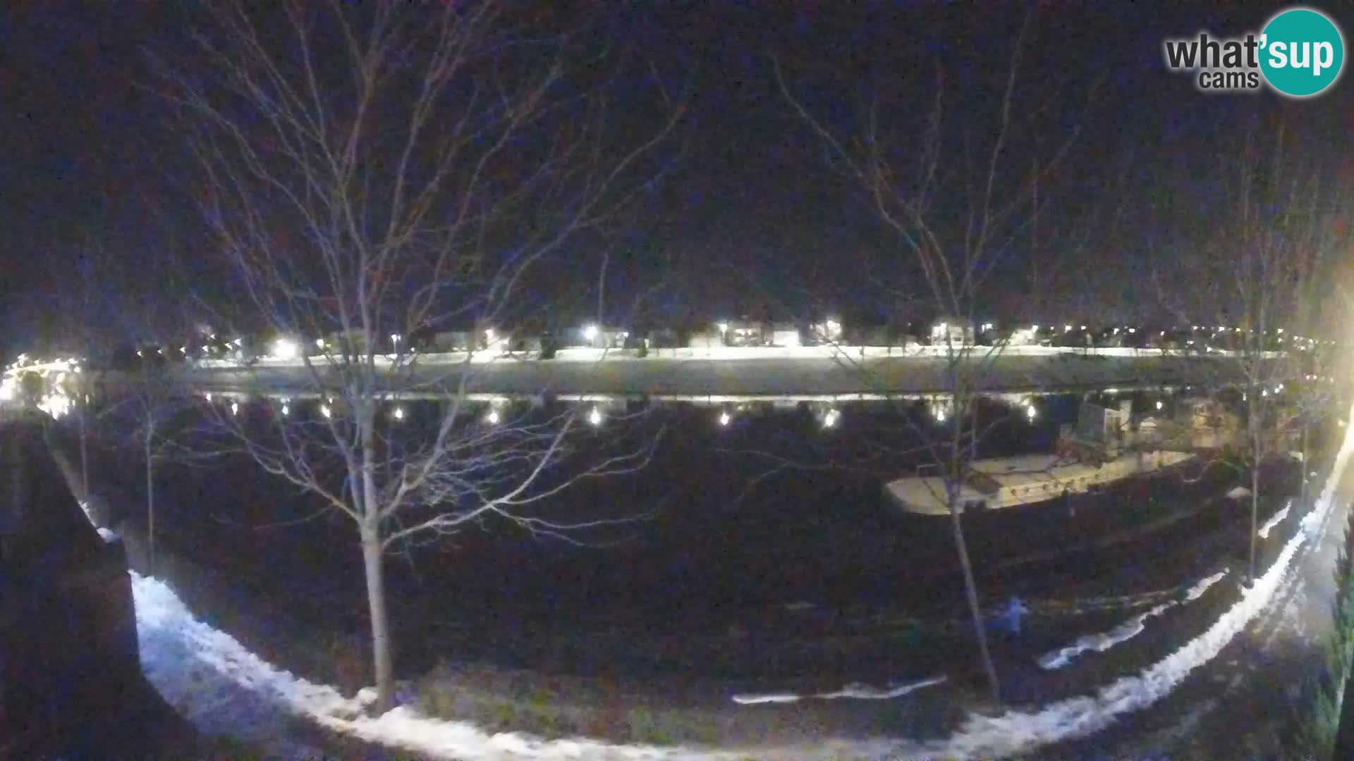 Sisak webcam en vivo Kolpa river view – Croacia