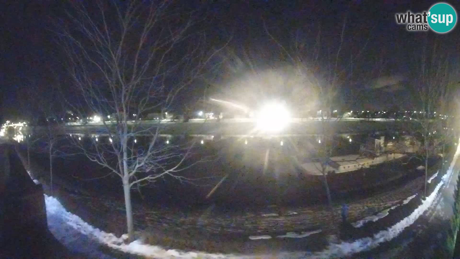 Sisak live webcam pogled na reku Kolpu