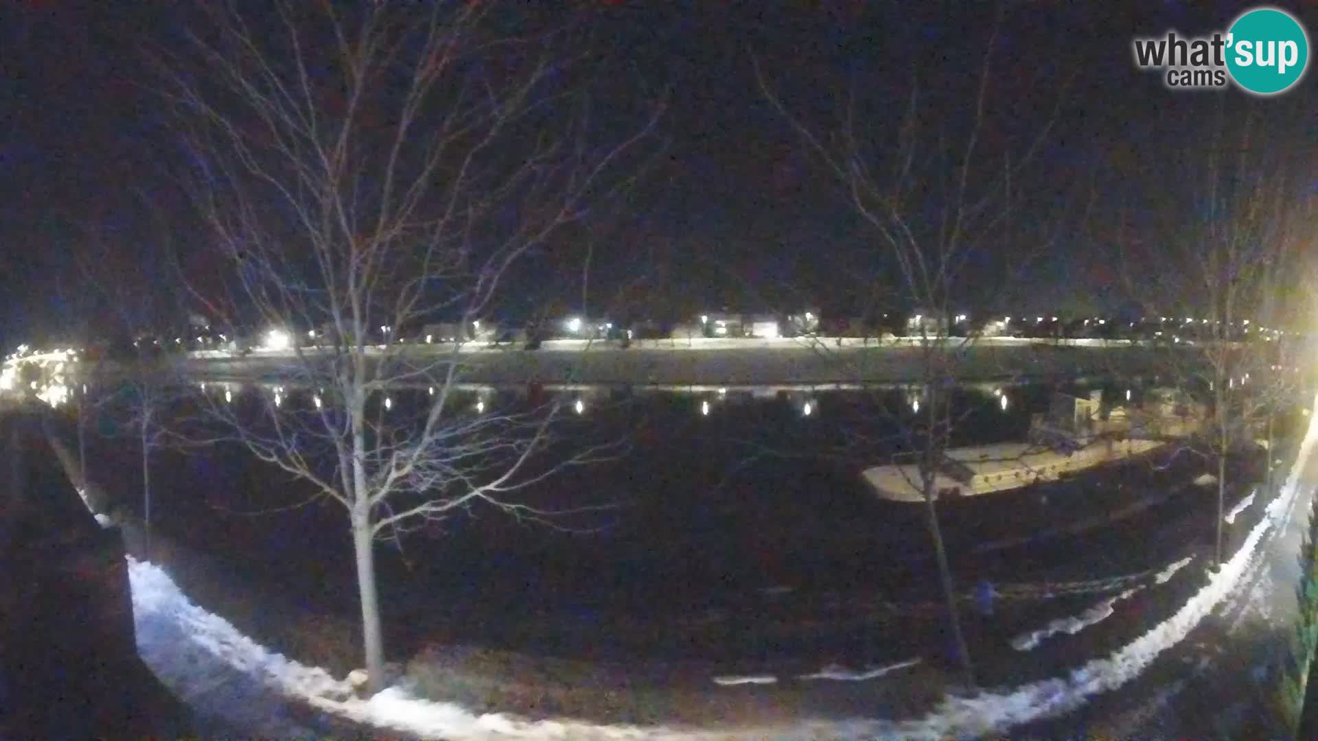 Sisak live webcam – vista sul fiume Kolpa – Croazia