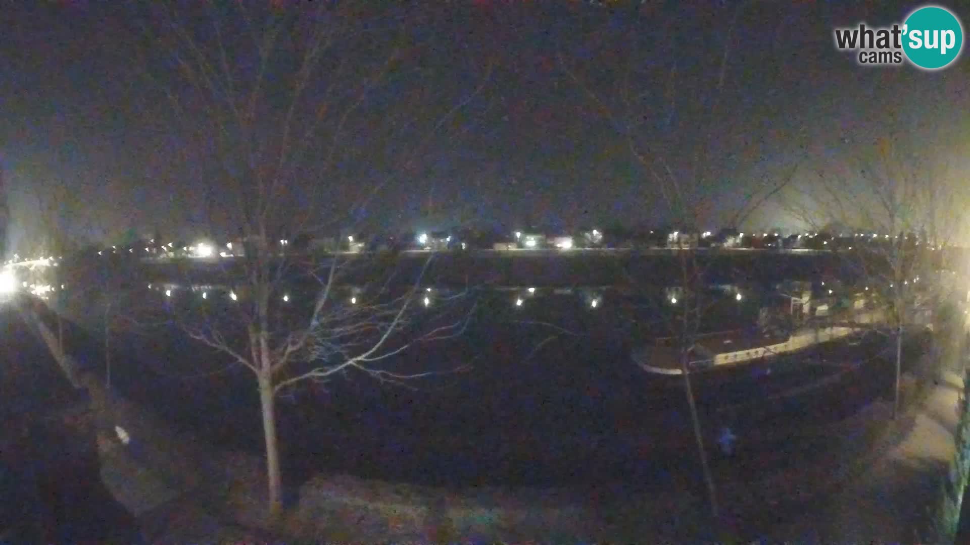 Sisak live webcam – vista sul fiume Kolpa – Croazia