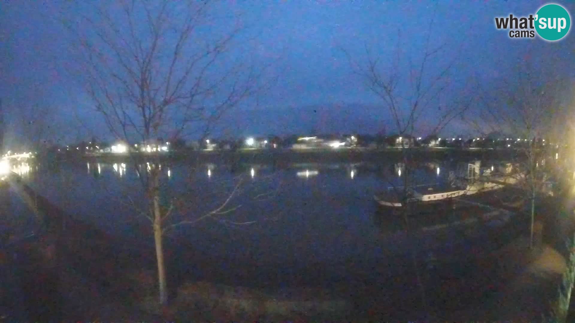 Sisak live webcam Kolpa river view – Croatia
