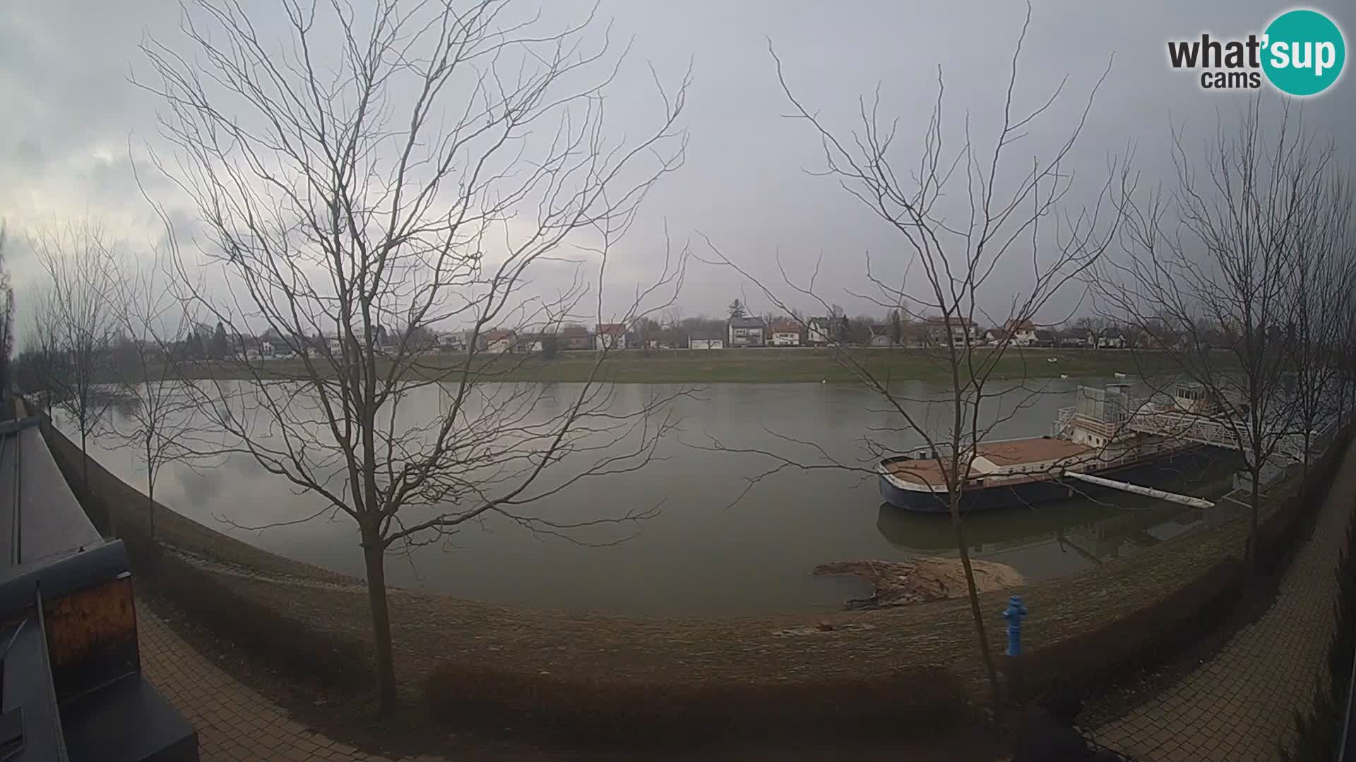 Sisak webcam en vivo Kolpa river view – Croacia