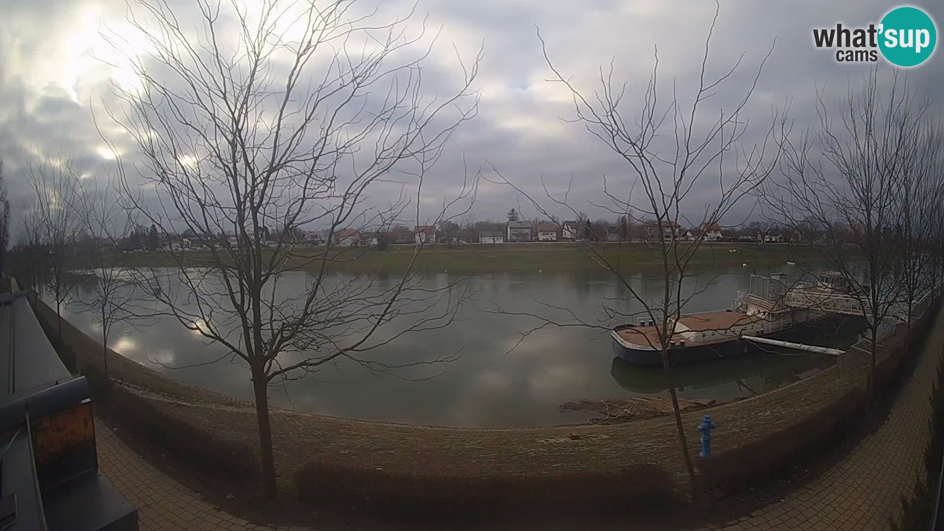 Sisak live webcam Kolpa river view – Croatia