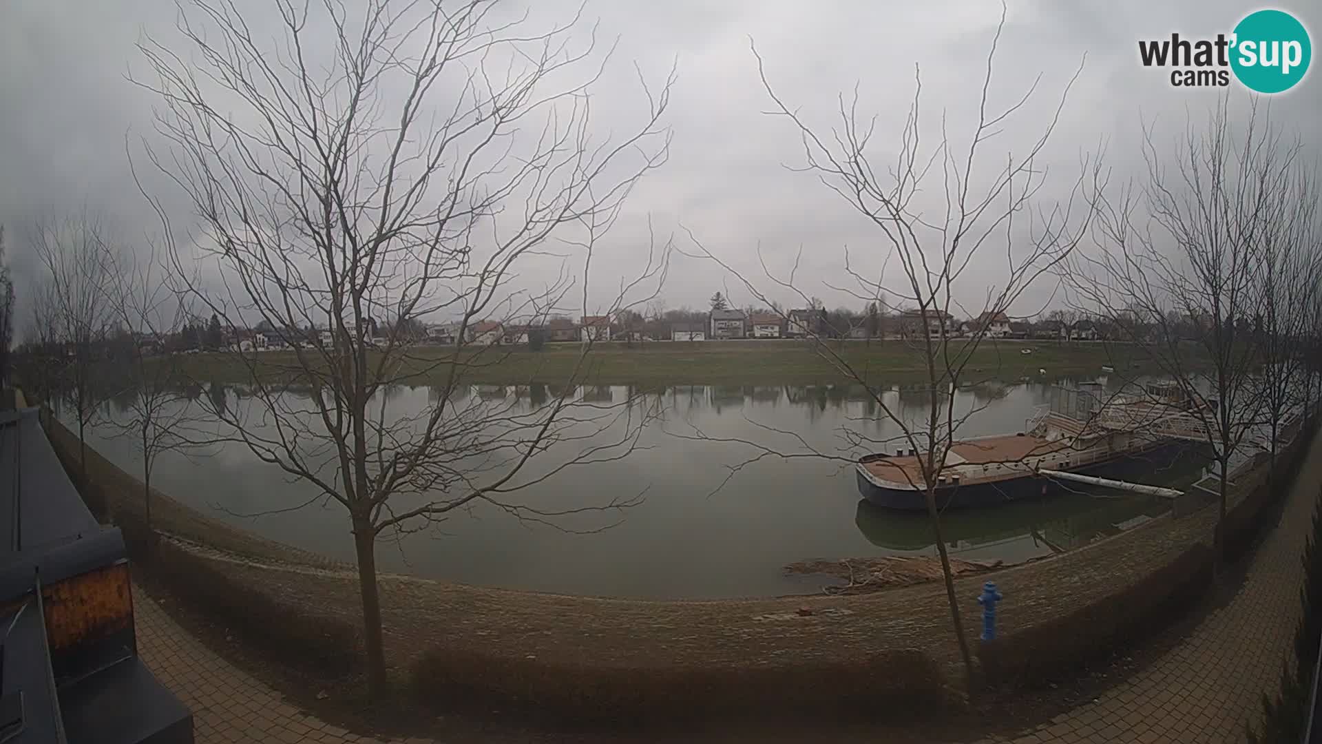 Sisak live webcam Kolpa river view – Croatia