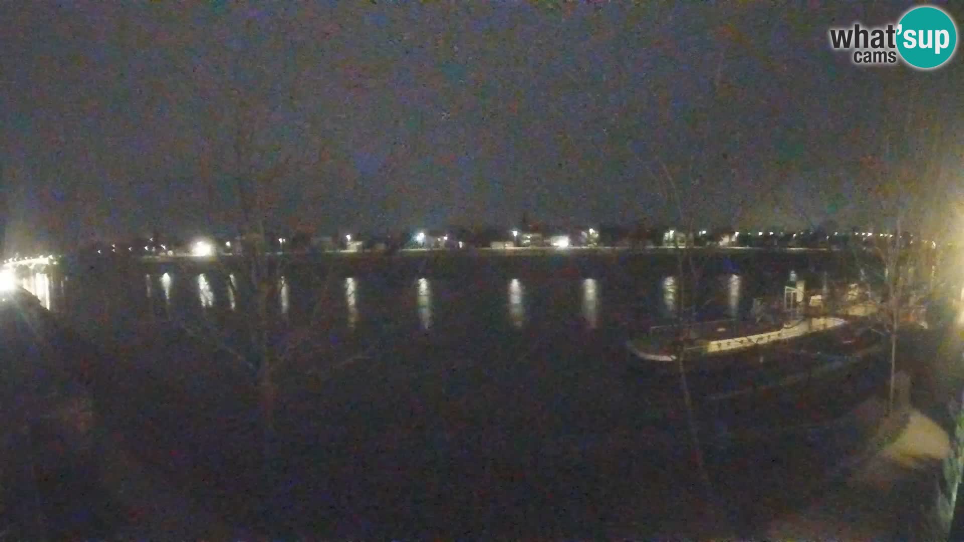 Sisak live webcam – vista sul fiume Kolpa – Croazia