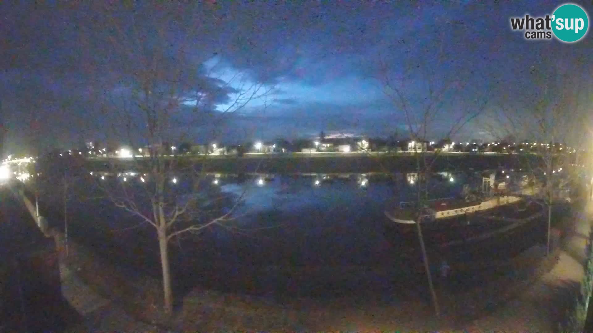 Sisak live webcam pogled na reku Kolpu