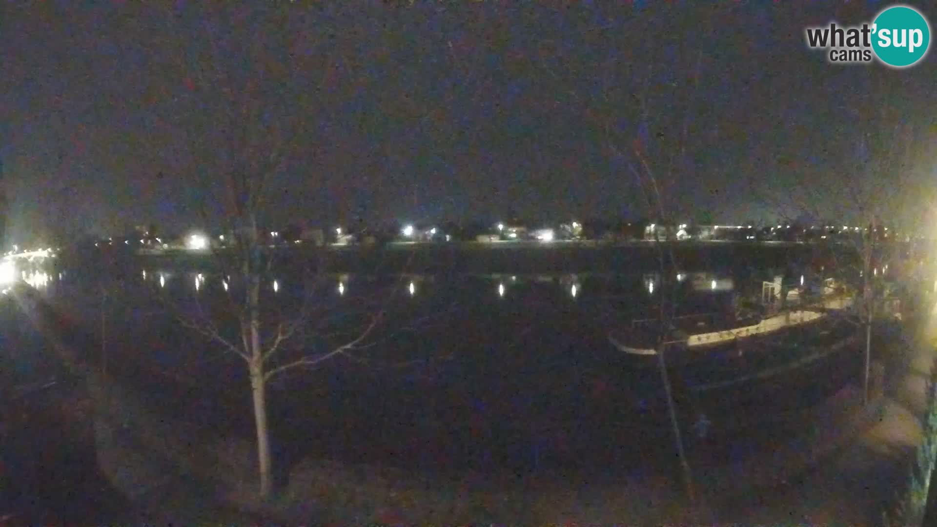 Sisak live webcam – vista sul fiume Kolpa – Croazia