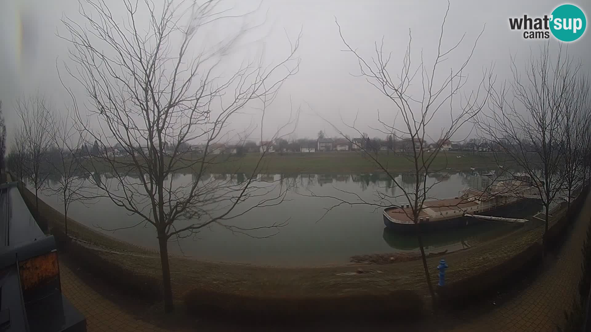 Sisak Live-Webcam Blick auf den Fluss Kolpa – Kroatien