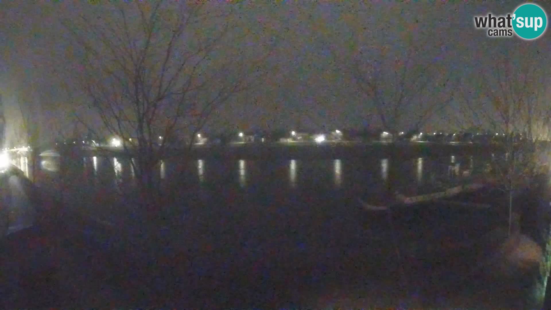 Sisak live webcam – vista sul fiume Kolpa – Croazia