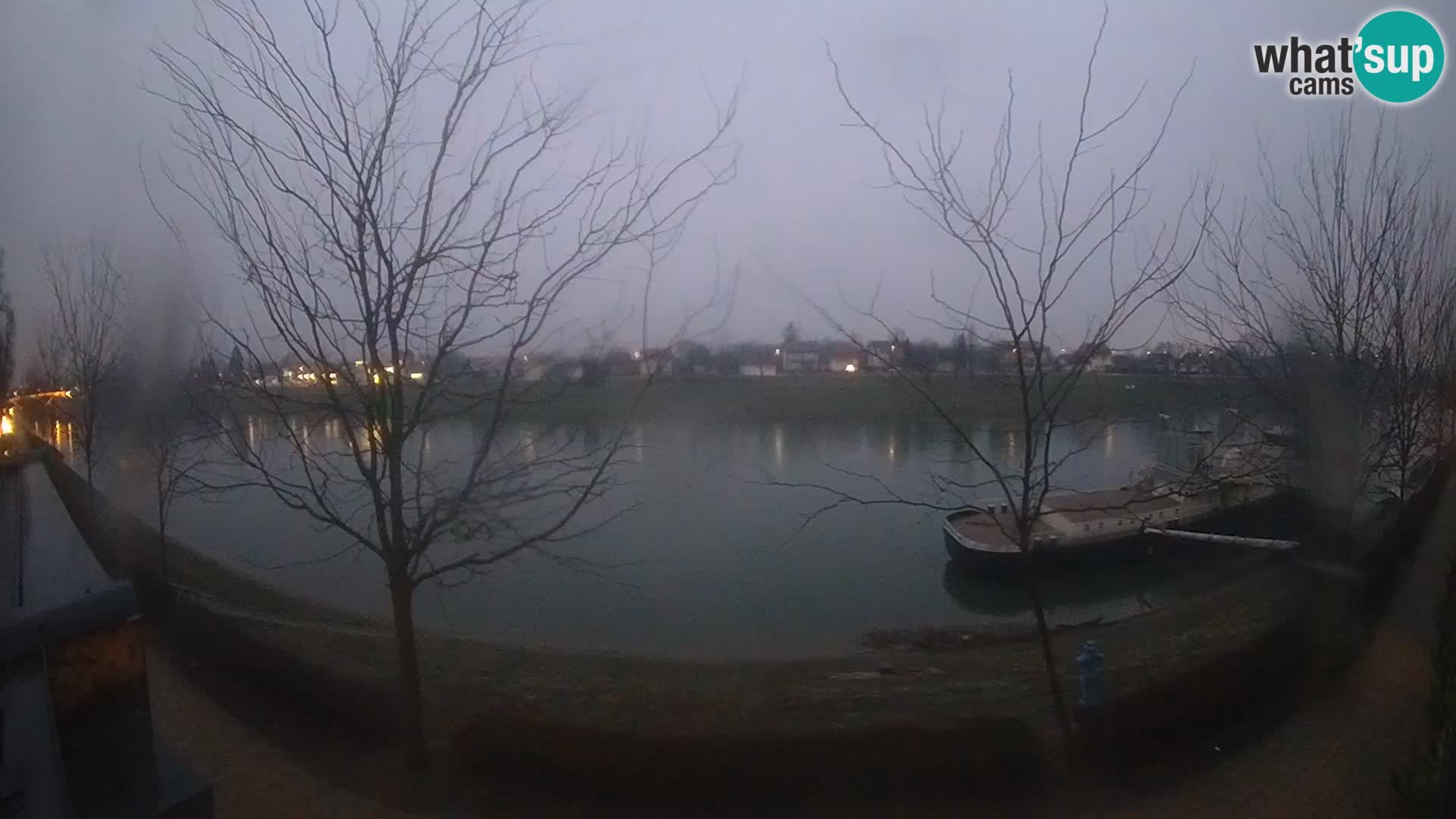 Sisak Live-Webcam Blick auf den Fluss Kolpa – Kroatien