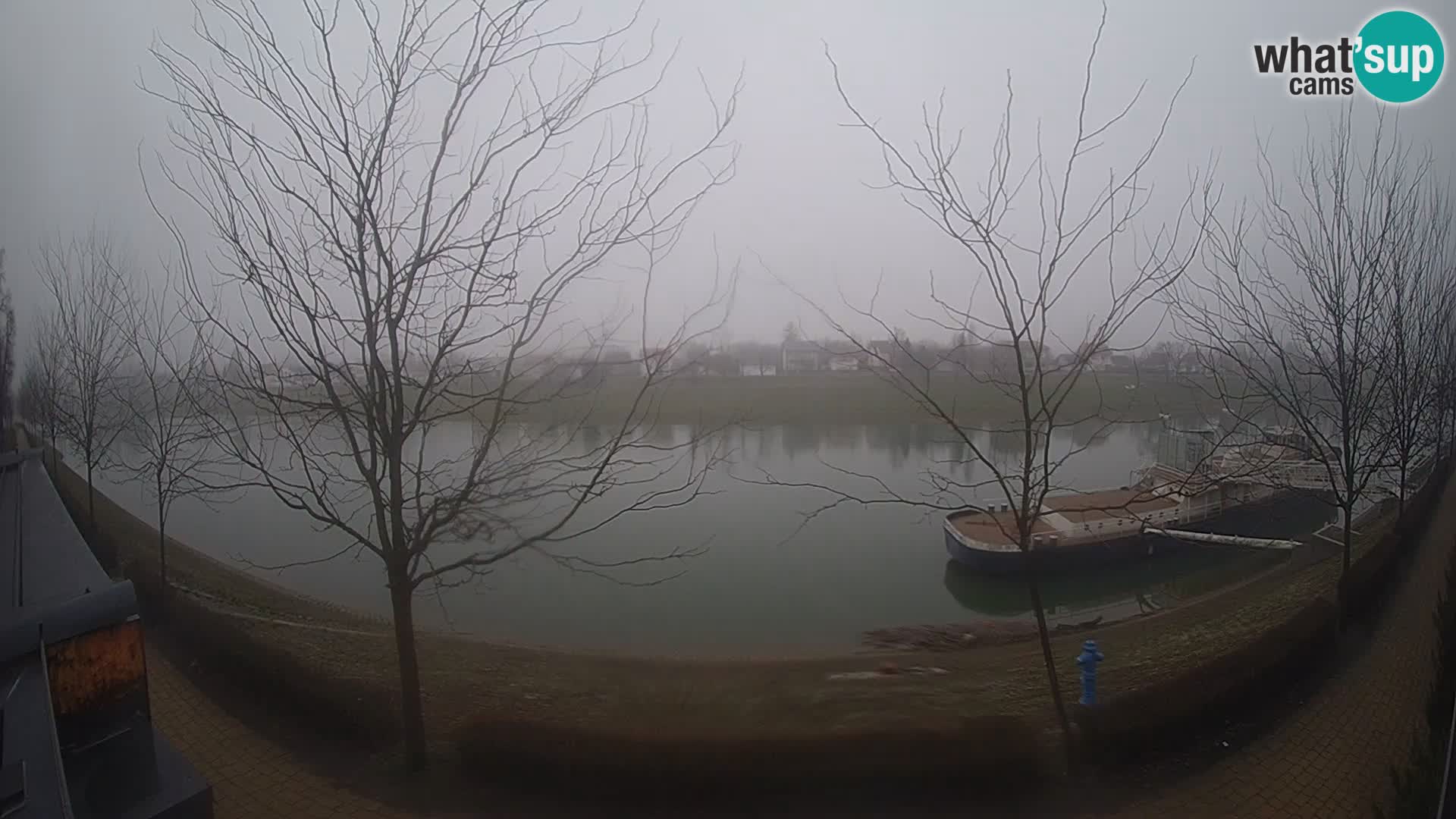 Sisak webcam en direct – vue sur la rivière Kolpa – Croatie