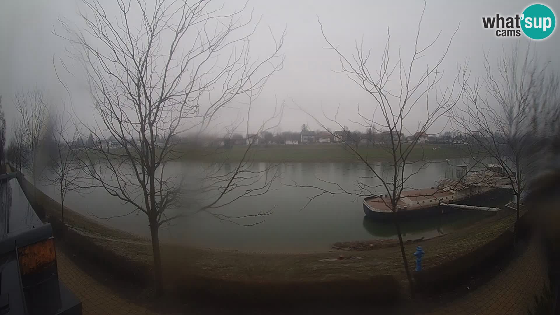 Sisak live webcam Kolpa river view – Croatia