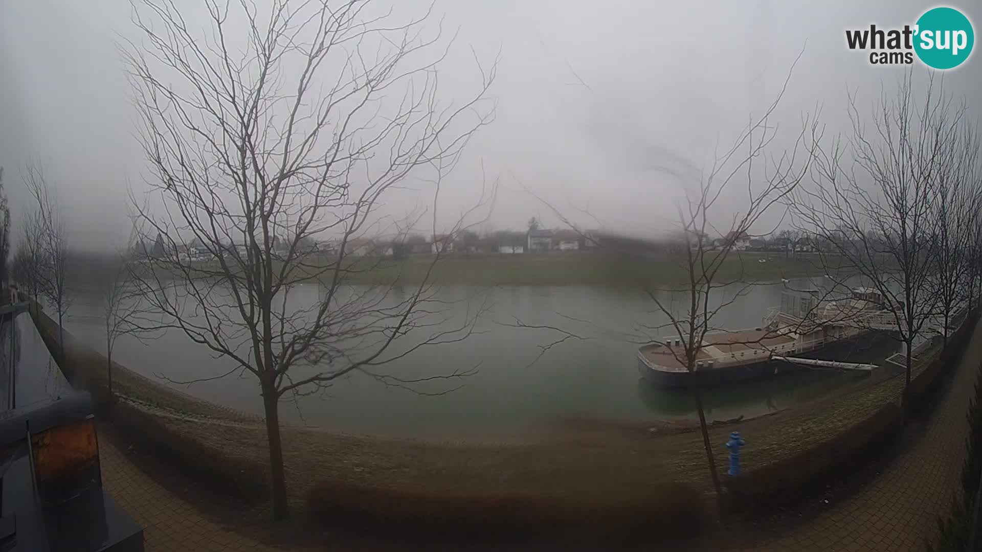 Sisak live webcam Kolpa river view – Croatia