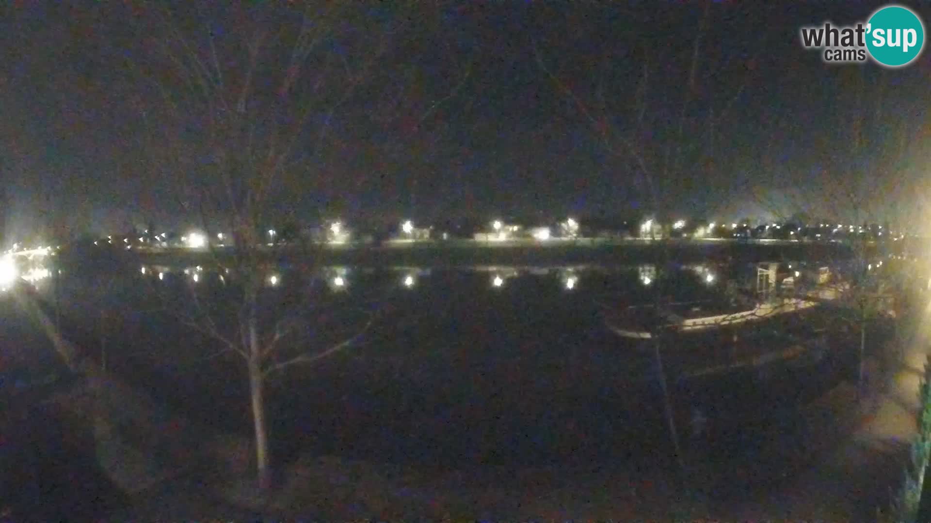 Sisak live webcam – vista sul fiume Kolpa – Croazia