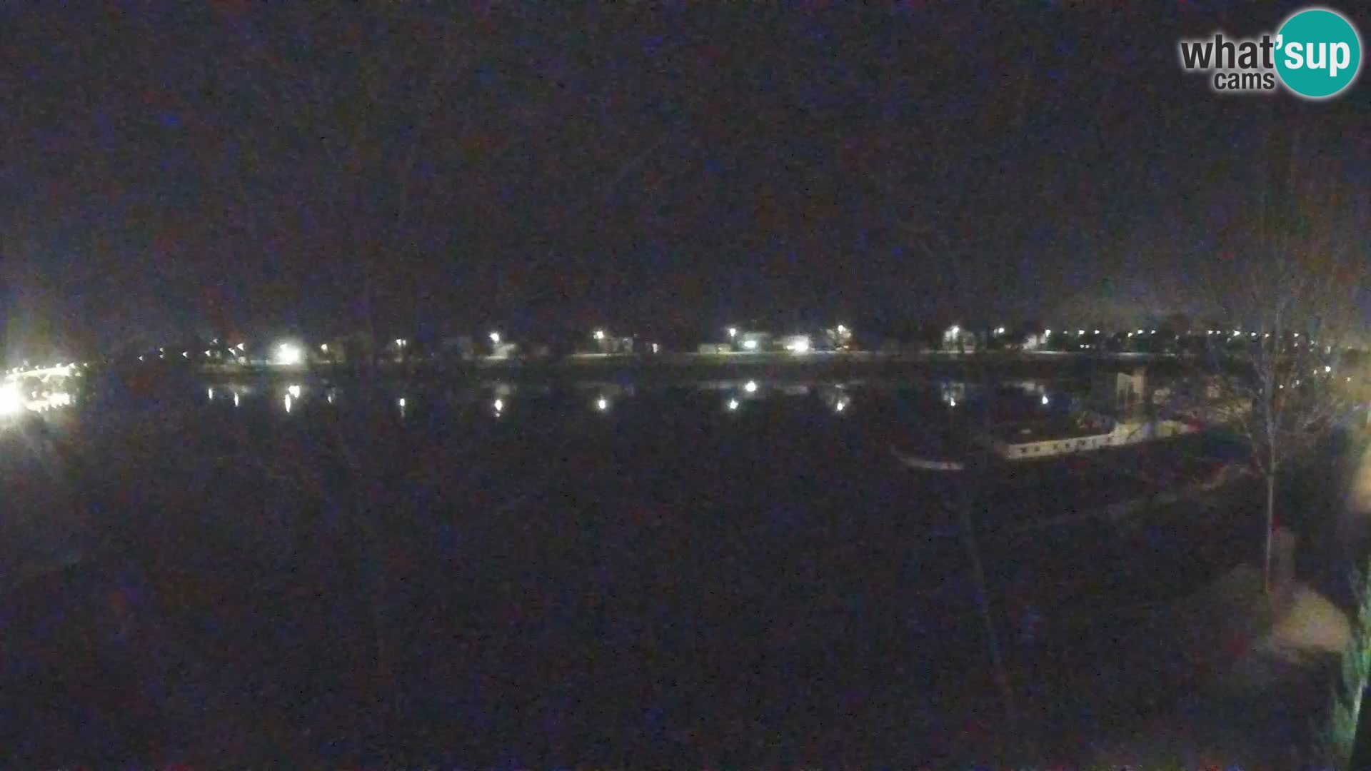 Sisak webcam en direct – vue sur la rivière Kolpa – Croatie