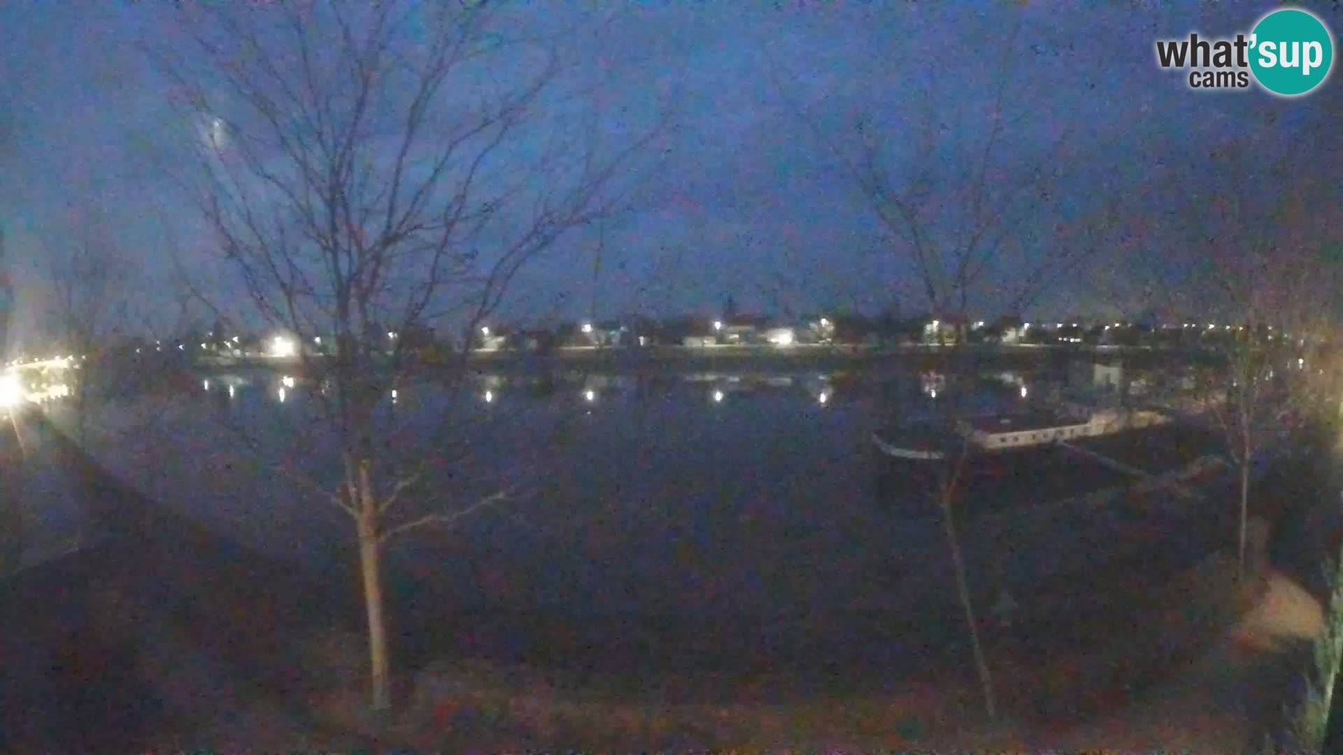 Sisak webcam en vivo Kolpa river view – Croacia