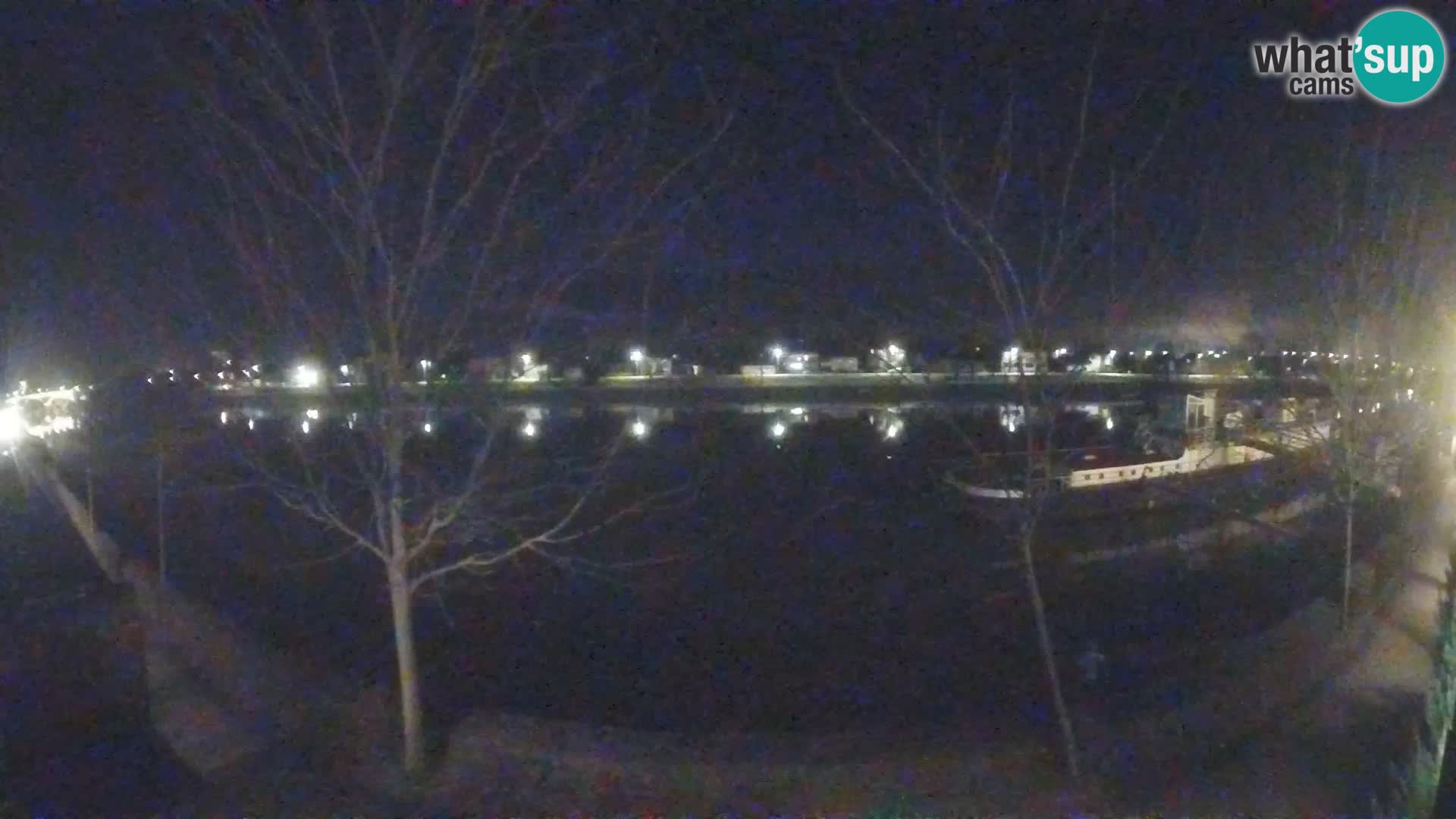 Sisak webcam en direct – vue sur la rivière Kolpa – Croatie