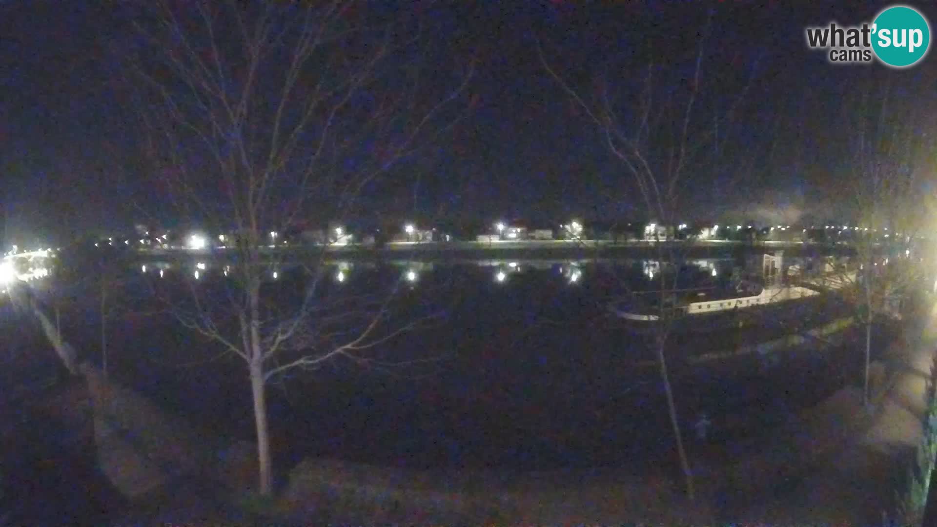 Sisak webcam en vivo Kolpa river view – Croacia