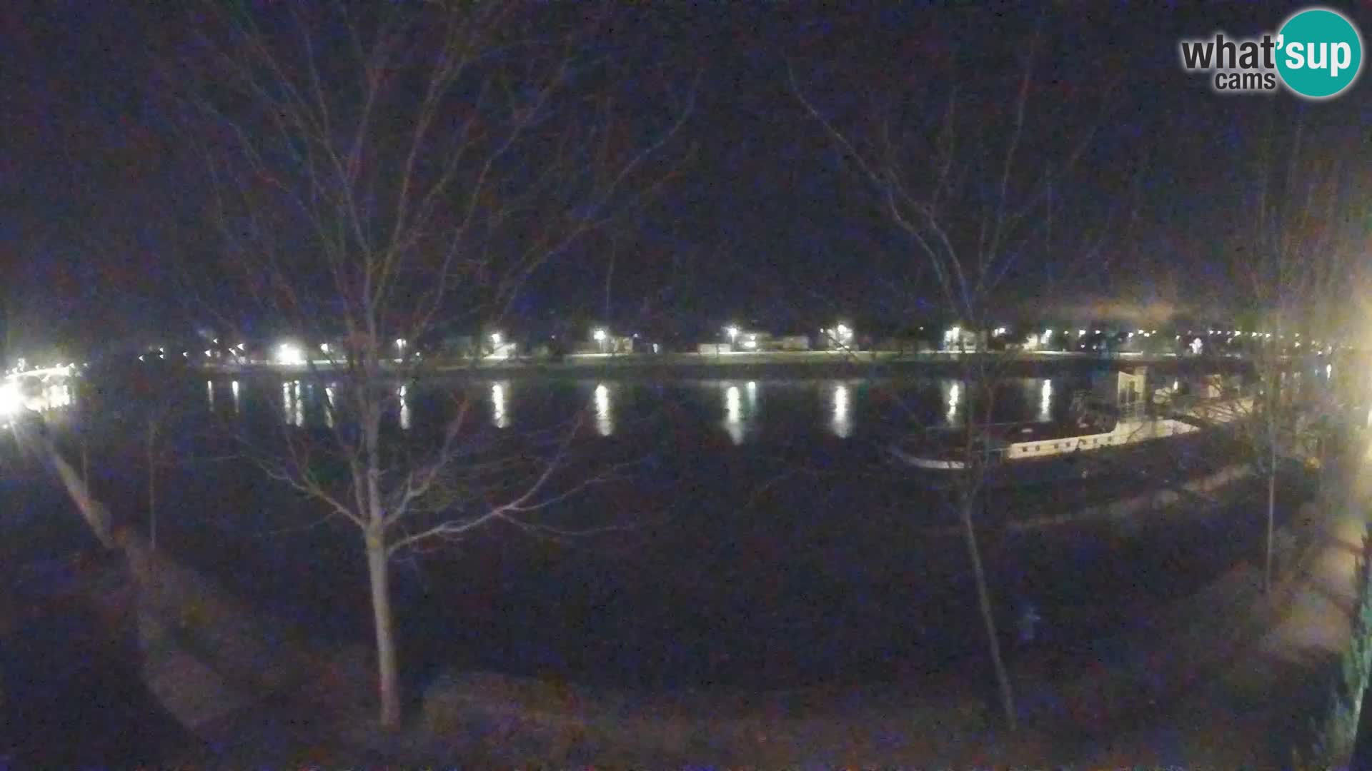 Sisak webcam en direct – vue sur la rivière Kolpa – Croatie