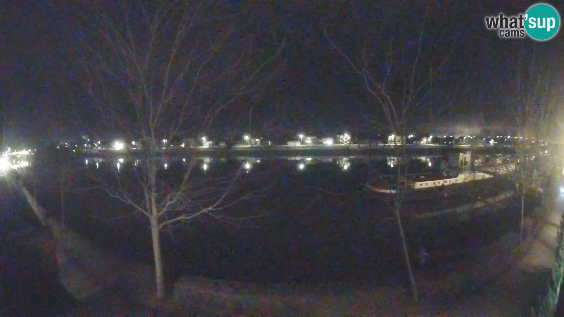 Sisak webcam en direct – vue sur la rivière Kolpa – Croatie