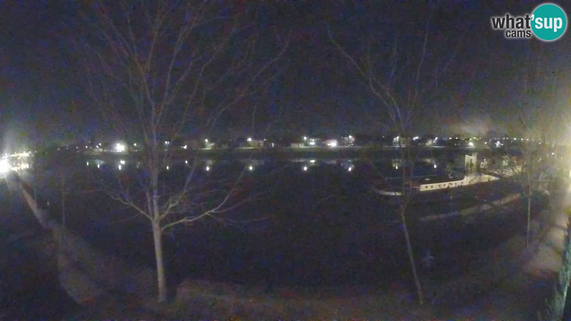 Sisak webcam en direct – vue sur la rivière Kolpa – Croatie