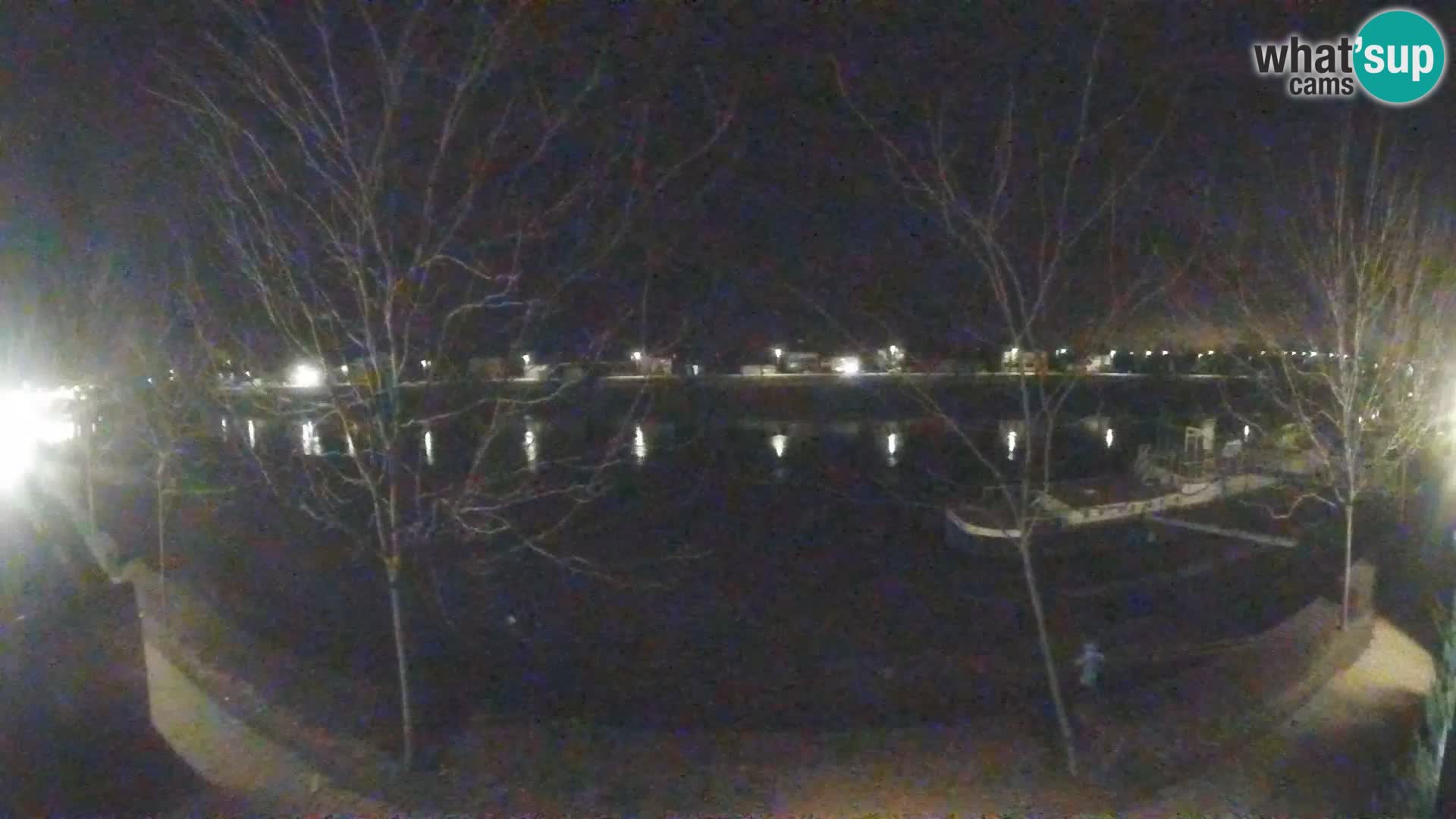 Sisak live webcam – vista sul fiume Kolpa – Croazia