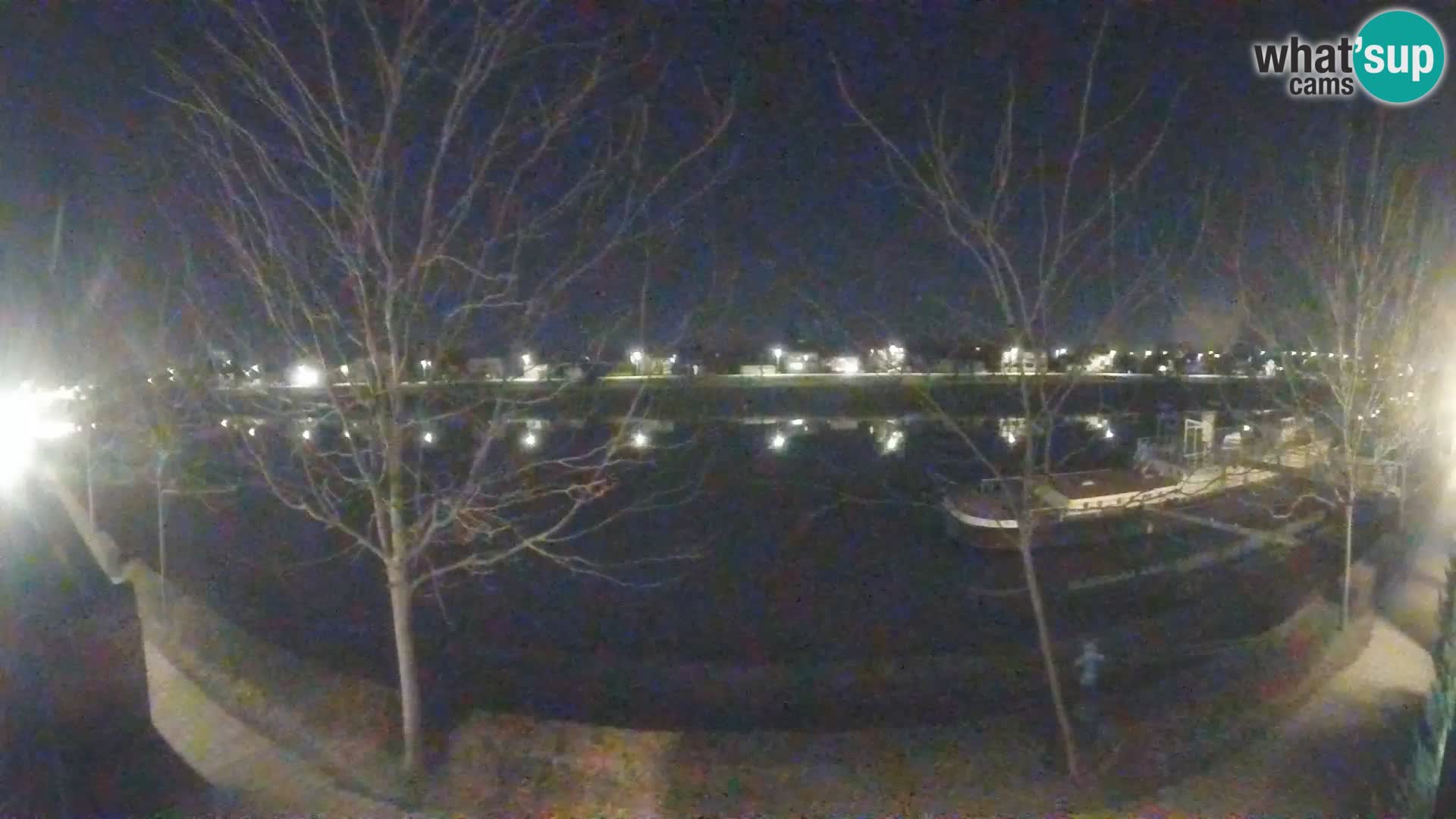 Sisak live webcam – vista sul fiume Kolpa – Croazia