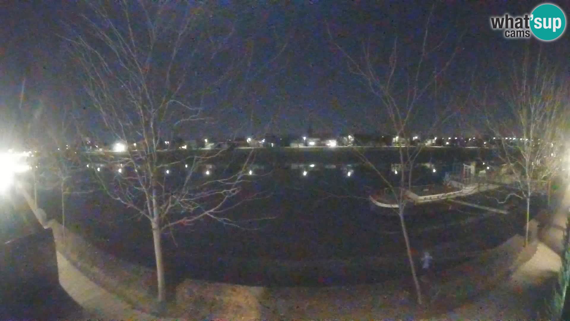Sisak live webcam – vista sul fiume Kolpa – Croazia