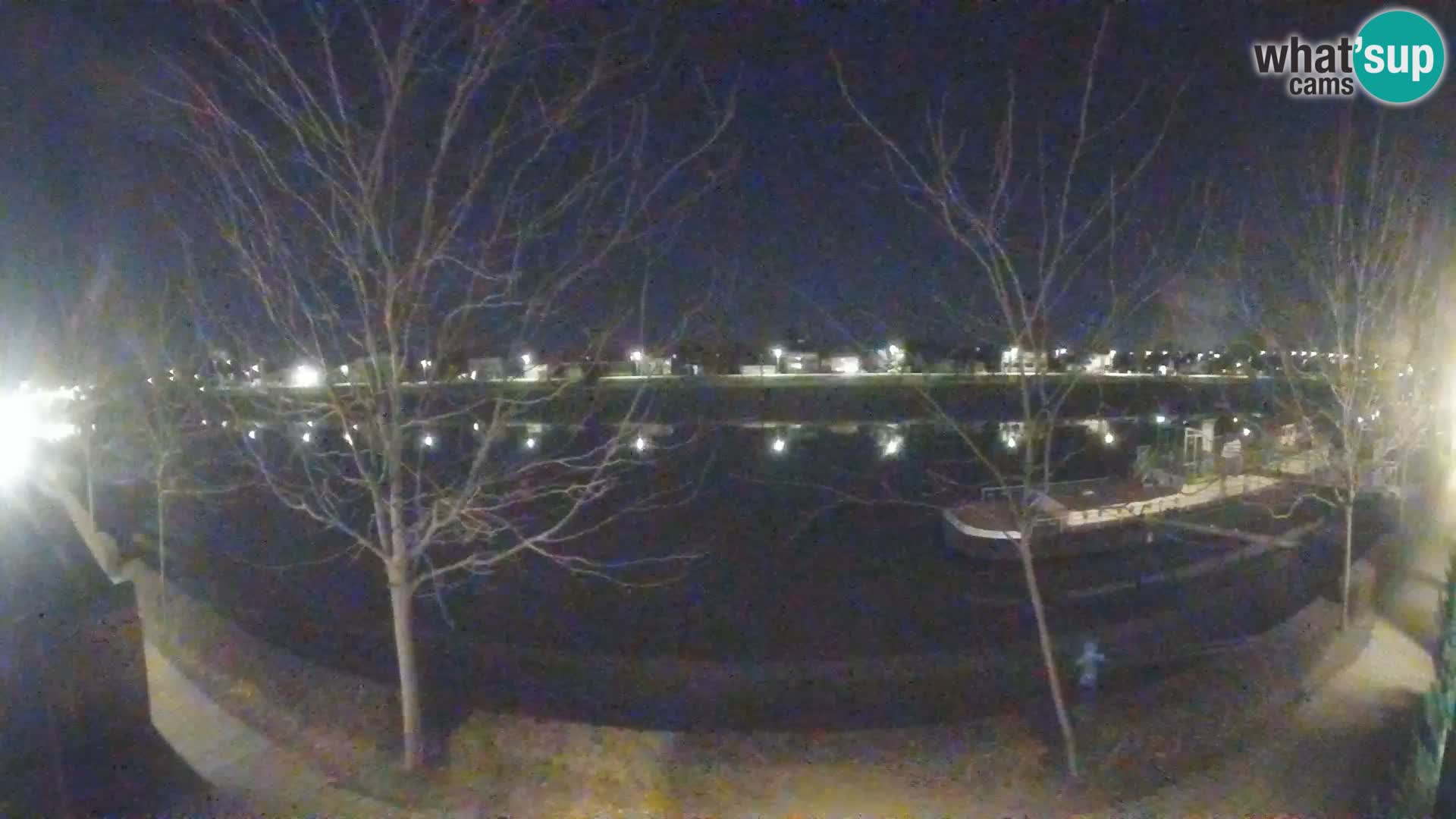 Sisak Live-Webcam Blick auf den Fluss Kolpa – Kroatien