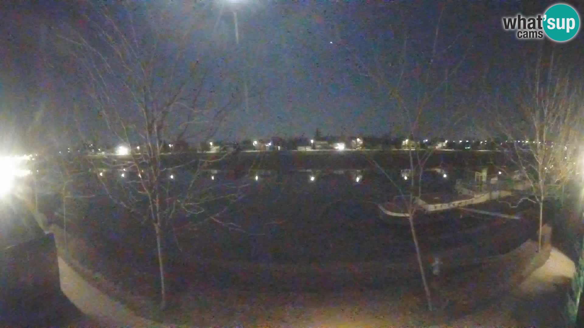 Sisak live webcam – vista sul fiume Kolpa – Croazia
