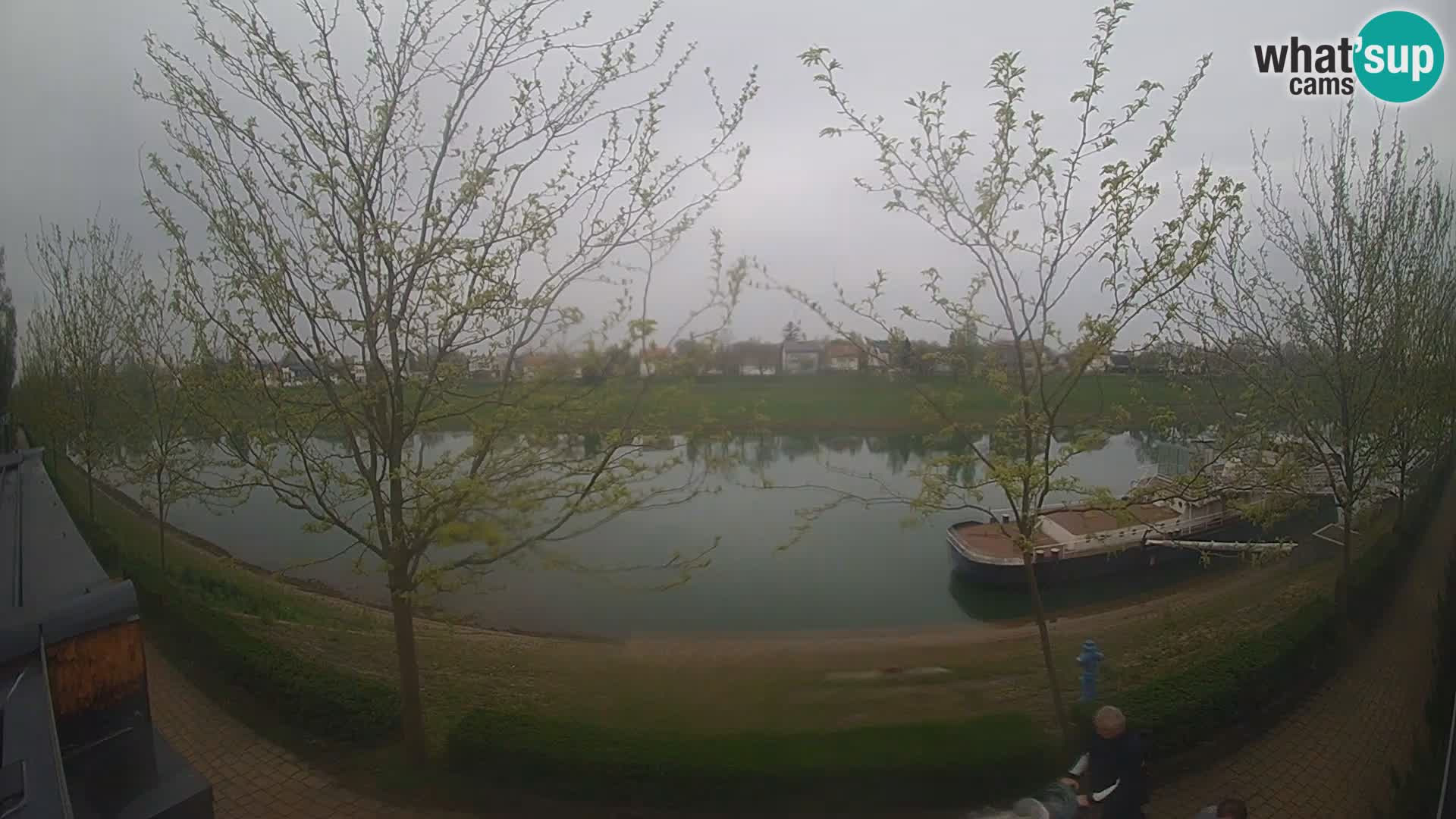 Sisak webcam en direct – vue sur la rivière Kolpa – Croatie