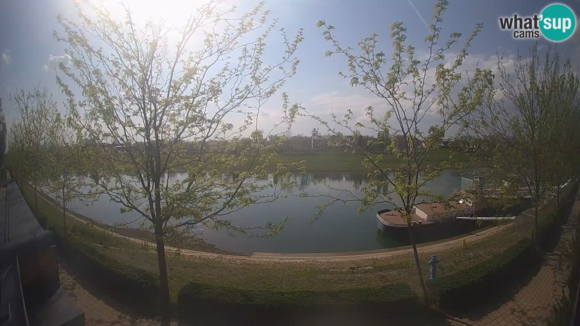 Sisak live webcam pogled na reku Kolpu
