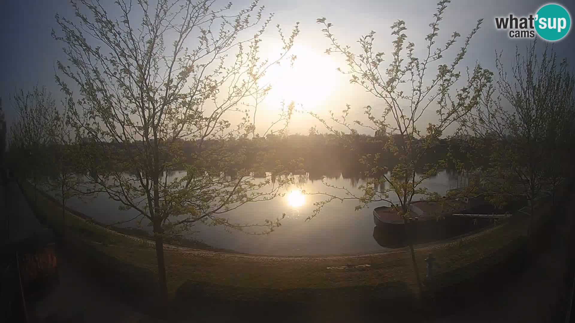 Sisak live webcam – vista sul fiume Kolpa – Croazia