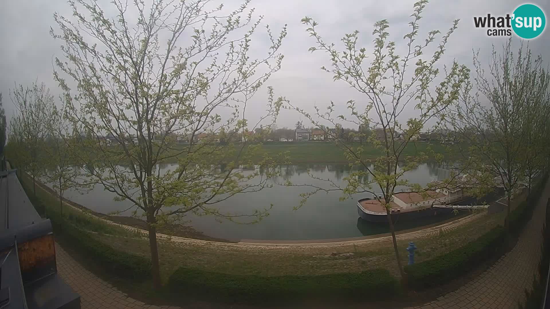 Sisak webcam en direct – vue sur la rivière Kolpa – Croatie