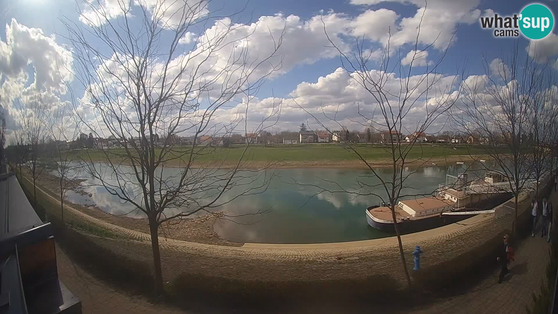 Sisak live webcam Kolpa river view – Croatia