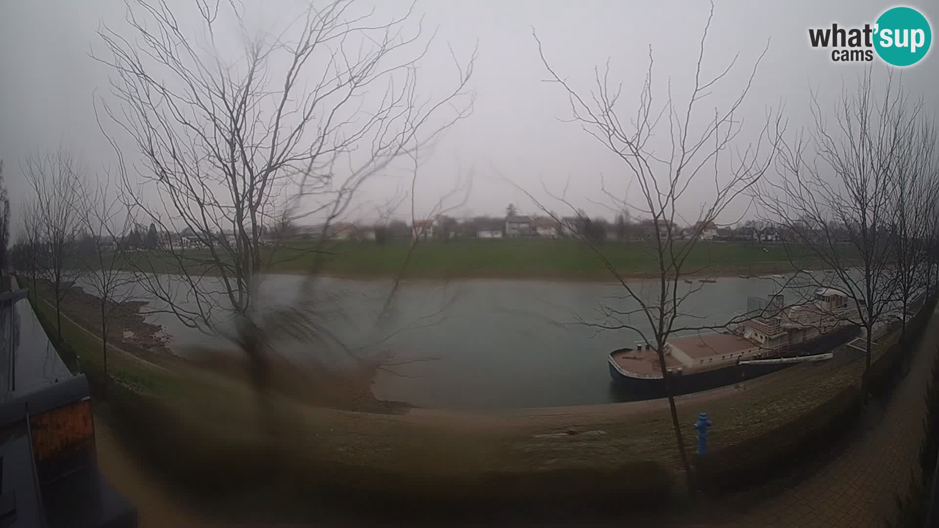 Sisak live webcam Kolpa river view – Croatia