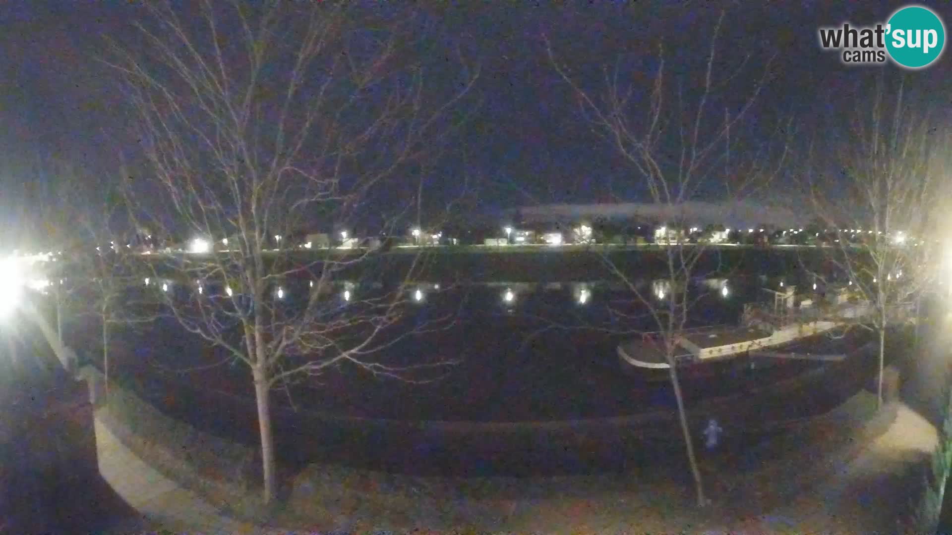Sisak webcam en direct – vue sur la rivière Kolpa – Croatie
