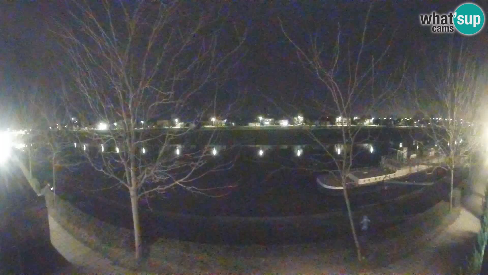 Sisak live webcam – vista sul fiume Kolpa – Croazia