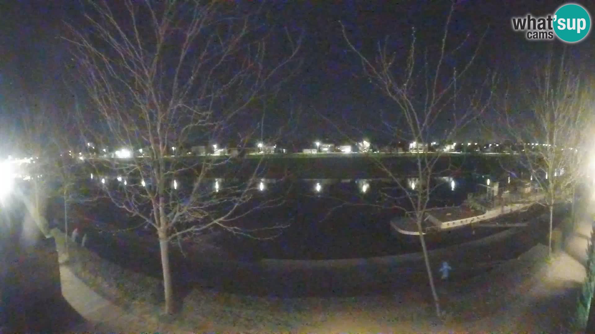 Sisak live webcam – vista sul fiume Kolpa – Croazia