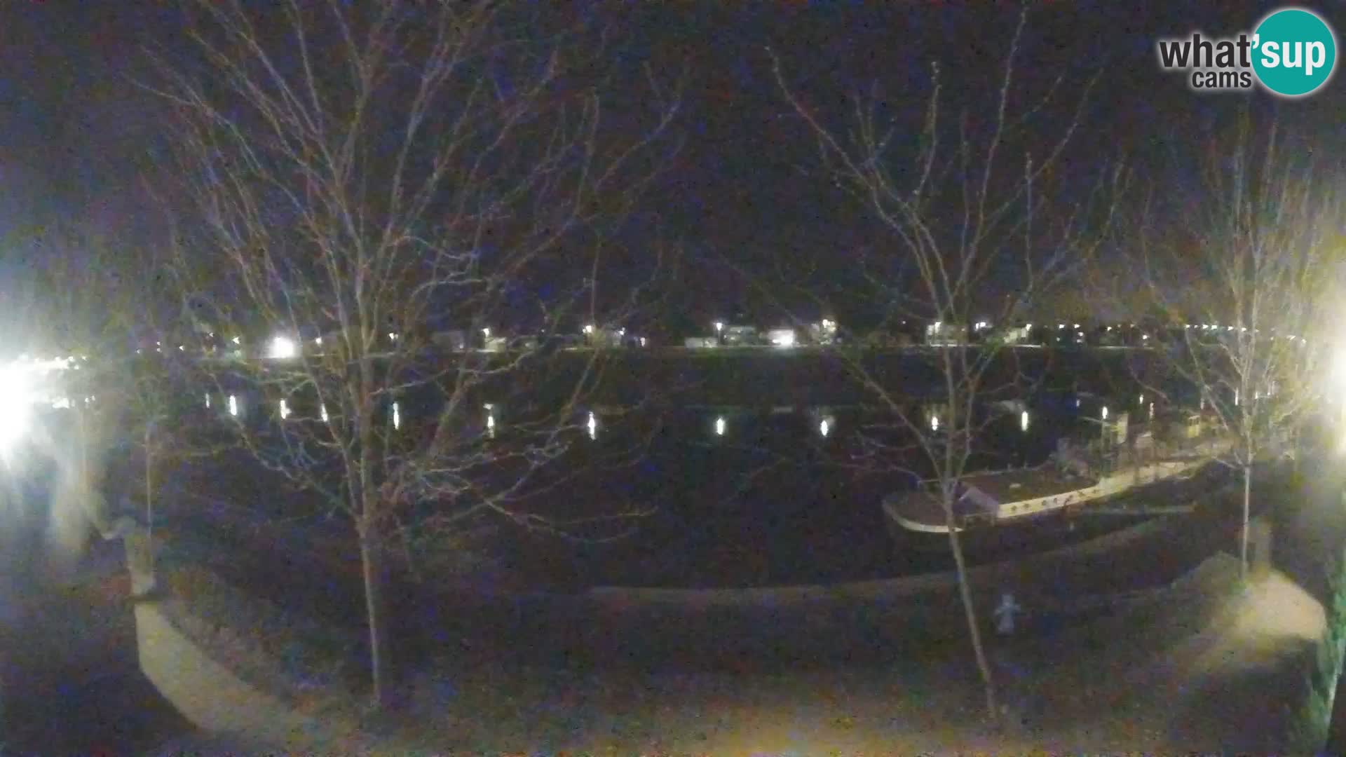 Sisak webcam en direct – vue sur la rivière Kolpa – Croatie