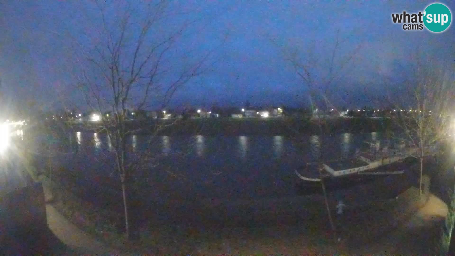 Sisak Live-Webcam Blick auf den Fluss Kolpa – Kroatien