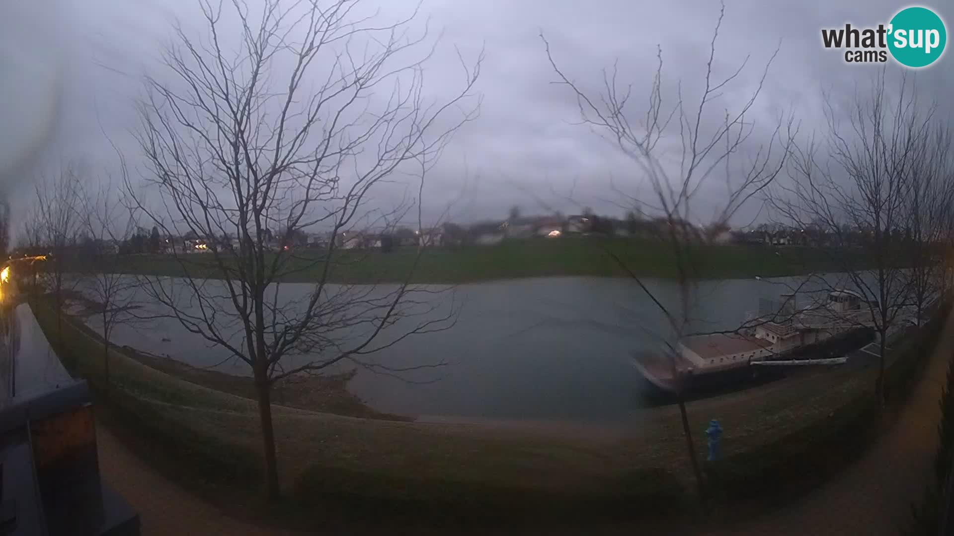 Sisak webcam en direct – vue sur la rivière Kolpa – Croatie